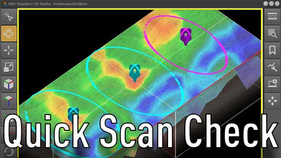 Scan Check 3 Quick Scan Check: 3D Ground Scan reveals 3 Prominent Structures | OKM ...