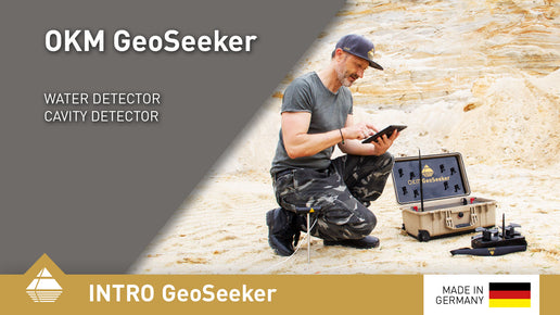 GeoSeeker - Geoelektrischer Wasser- und Hohlraum-Detektor mit 3D-Grafik