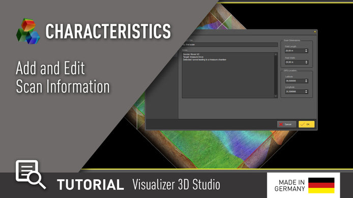 V3DS Tutorial | 3D Analysis: Characteristics