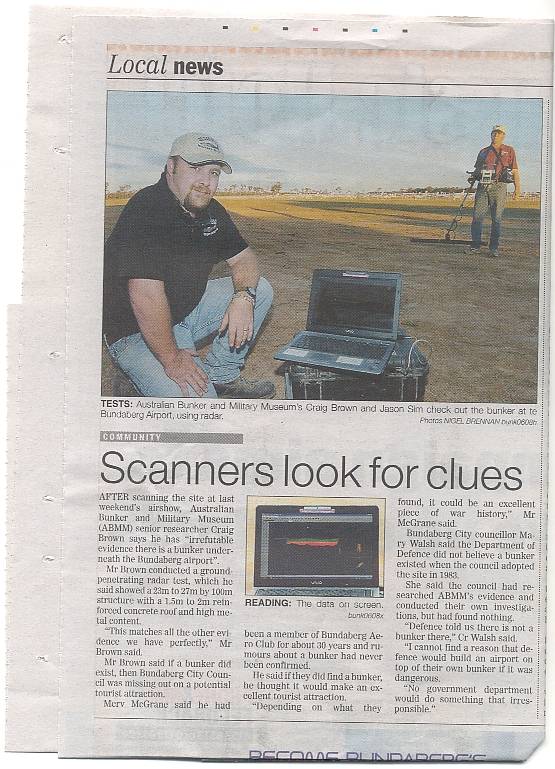 Scanners look for clues