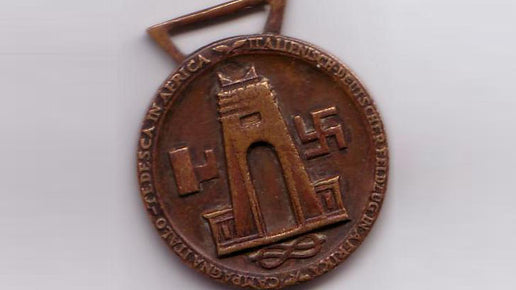 Medallón de La Segunda Guerra Mundial descubrió en Túnez