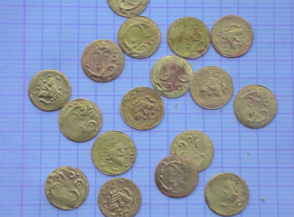 16 kg coins made of copper and gold detected in Maghreb area
