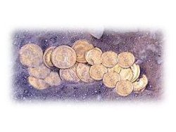 Rover C détecte collection des pièces de monnaie