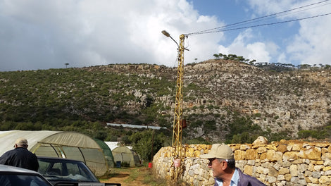 Detecting ground water in the mountains of Lebanon