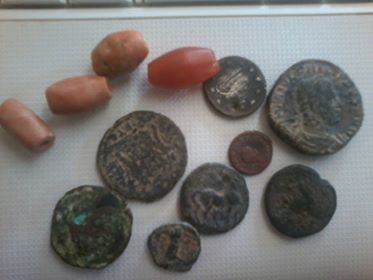 Monedas antiguas encontradas en el Mediterráneo oriental con eXp 4500